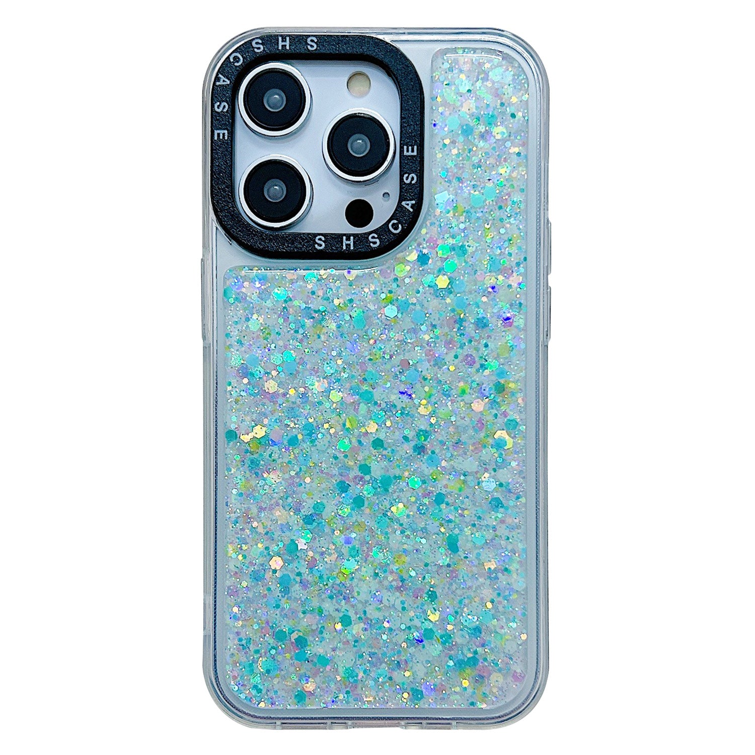For iPhone 13 Pro Max 6.7 inch Glitter Sparkle Epoxy PC TPU Case Camera Protection Frame Luminous Phone Cover For iPhone 13 Pro Max 6.7 inch Glitter Sparkle Epoxy PC TPU Case Camera Protection Frame Luminous Phone Cover